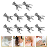 Dragon Claw Pearl Holder Necklace Titanium Steel Bead Caps DIY Crafts