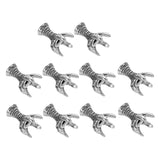Dragon Claw Pearl Holder Necklace Titanium Steel Bead Caps DIY Crafts