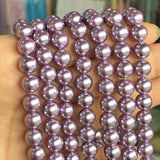 Purple Shell Pearl Beads Loose Spacer Beads Jewelry Making 6/8/10/12MM