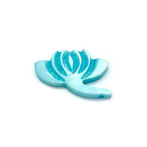 Dyed Pearl Shells Carved Lotus Jewelry Set
