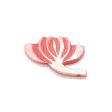 Dyed Pearl Shells Carved Lotus Jewelry Set