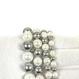 Grey Pearl Shell DIY Pendant Necklace Jewelry with 6-12mm Natural Pearls