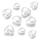 ABS Pearl Love Heart Beads for Jewelry Making Charms DIY