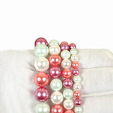 Red Purple Pearl Shell Pendant Necklace Jewelry Making
