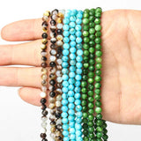 Faceted Multicolour Mother Of Pearl Shell Spacer Beads for Jewelry Making