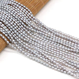 Natural Freshwater Pearl Beads Rice-shaped Pearls for DIY Necklace Bracelet