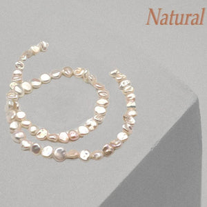 Irregular Shape Freshwater Pearl Jewelry Charm DIY Necklace Bracelet 8-9mm