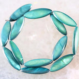 Green Mother Of Pearl Shell Loose Beads String