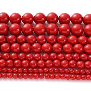Colorful Pearl Beads Glass Loose Spacer Beads for DIY Bracelet Necklace