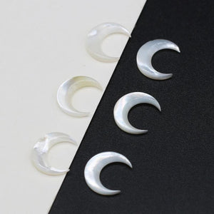 4pcs Natural Freshwater Shell Beads DIY Jewelry Making 12x12mm 10x10mm