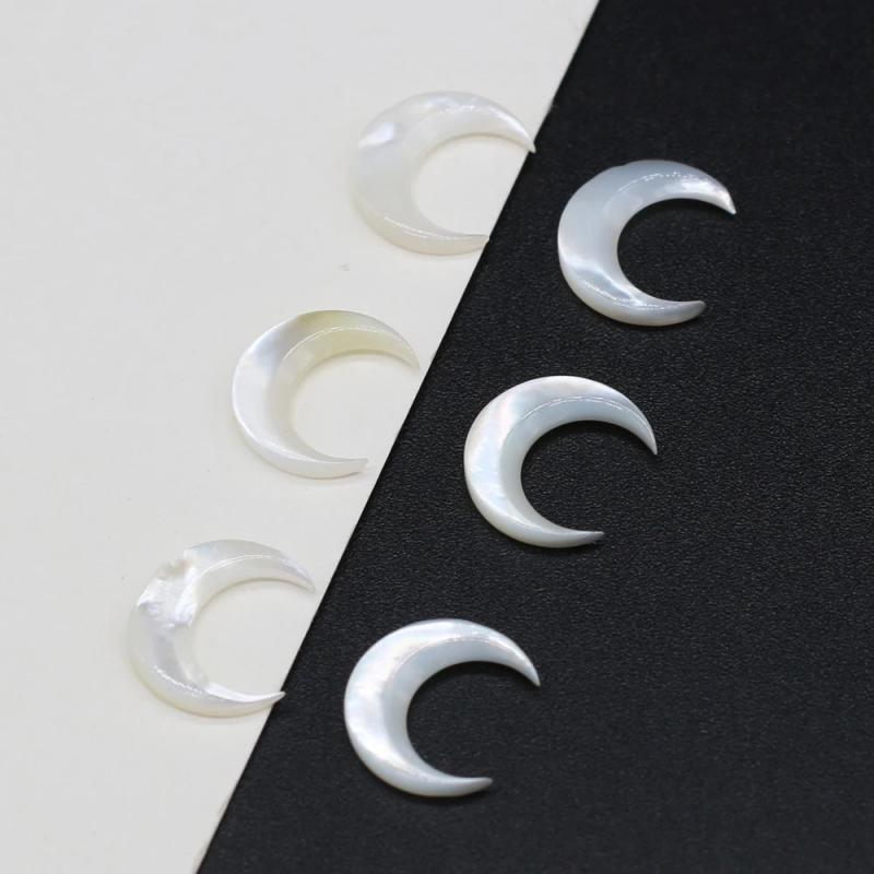 4pcs Natural Freshwater Shell Beads DIY Jewelry Making 12x12mm 10x10mm