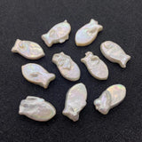 Baroque Fish Shape Pearl Beads for DIY Jewelry Making