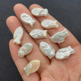 Baroque Fish Shape Pearl Beads for DIY Jewelry Making