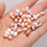 Freshwater Pearl Beads Rice Shape Punch Beads DIY Jewelry Making
