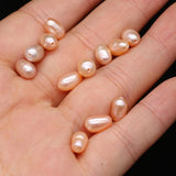 Freshwater Pearl Beads Rice Shape Punch Beads DIY Jewelry Making