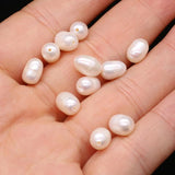 Freshwater Pearl Beads Rice Shape Punch Beads DIY Jewelry Making