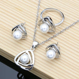 Freshwater Pearl 925 Silver Jewelry Sets Wedding Decoration for Women