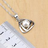Freshwater Pearl 925 Silver Jewelry Sets Wedding Decoration for Women