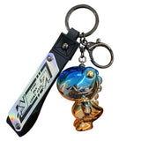 Dinosaur Doll Keychain Resin Animal Charm Key Chains Creative Car Bag Pendant