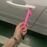 Creative Big Key Shape Keychain Ins Style Silicone Pendant Decorative Keychain