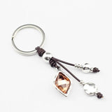 Anslow Crystal Custom Keychain For Women Key Chains Ring Gir