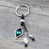 Anslow Crystal Custom Keychain For Women Key Chains Ring Gir