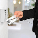 Retractable Pull Key Ring Chain Reel Extendable Belt Name Tag Badges Holder
