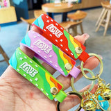 Love Bear Keychain Couple Bag Pendant Car Keychains