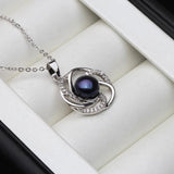 Freshwater Pearl Pendant 925 Sterling Silver Necklace