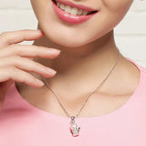 Natural Freshwater Pearl Pendant Necklace 925 Silver Fine Jewelry