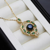Natural Pearl Necklace 18k Plated Pendant Girl Birthday Gift