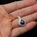 Freshwater Pearl Pendant 925 Silver Necklace for Women