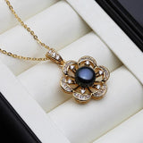Gold Plated Freshwater Pearl Necklace Pendant