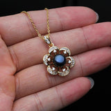 Gold Plated Freshwater Pearl Necklace Pendant