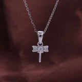 Pearl Silver Necklace Pendant Holder Japanese Style