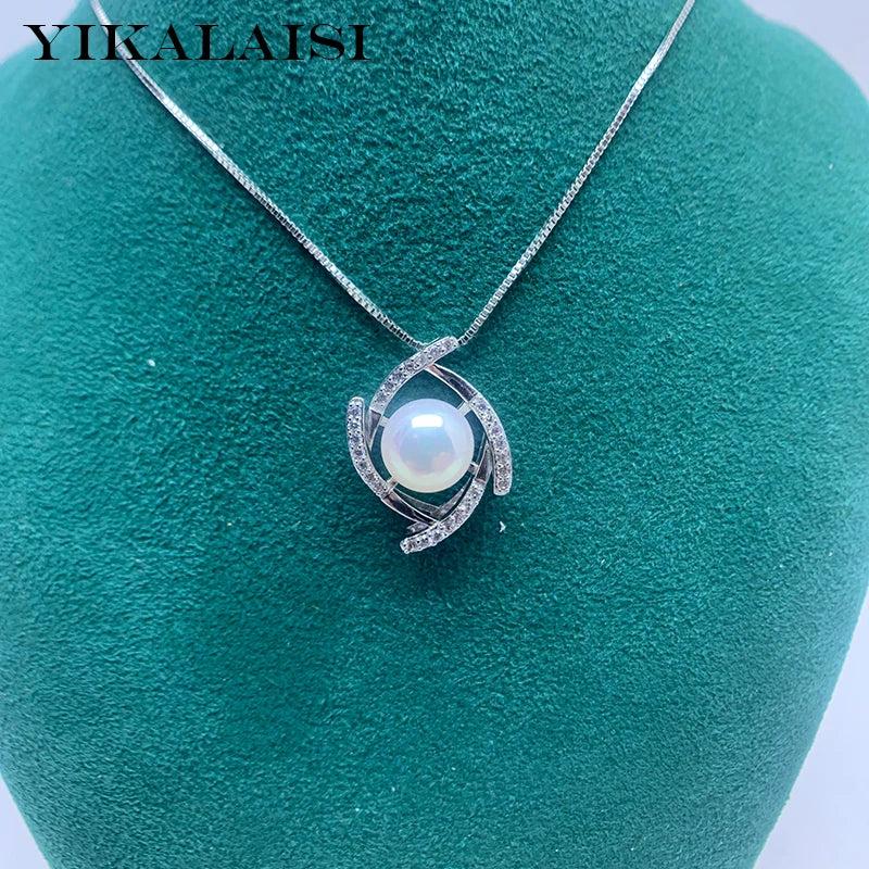 8-9mm Freshwater Pearl Pendant Necklace - Wholesale
