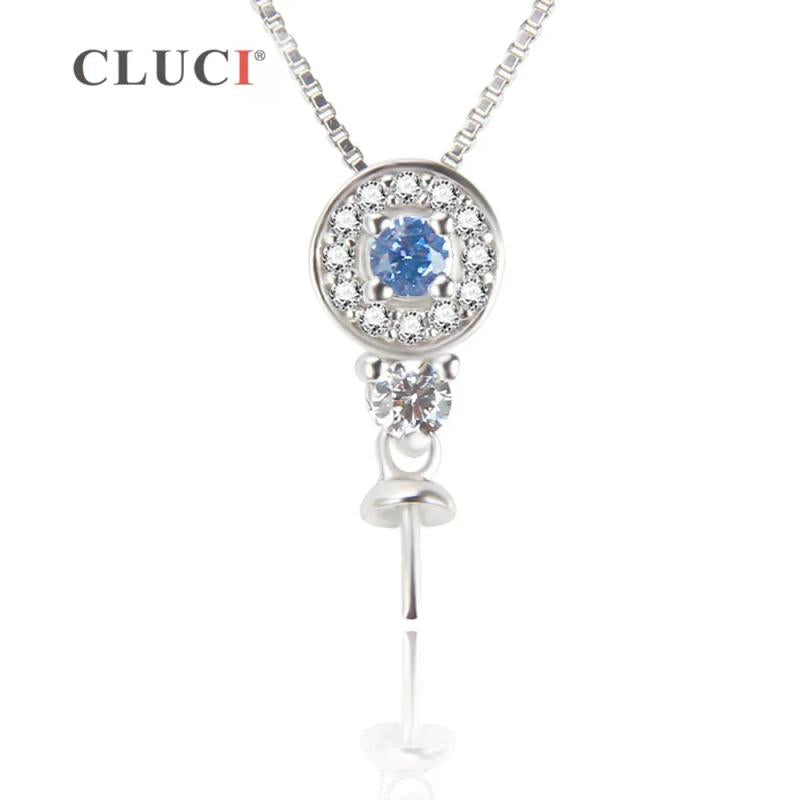 925 Silver Zircon Pendant & Necklace for Women