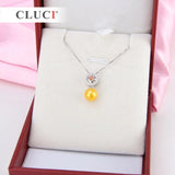 Red Zircon Wedding Pendant For DIY Necklace, fit 7-8mm pearl