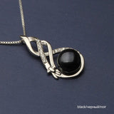 Freshwater Pearl Pendant Necklace 925 Sterling Silver Fine Jewelry for Women