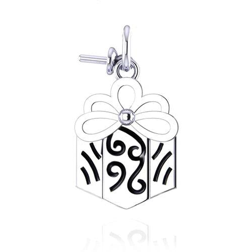 Sterling Silver Geometric Pendant for Pearl Necklace SP368SB-1