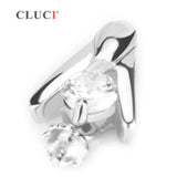 925 Silver Pearl Pendant Mounting Charm for Necklace SP115SB