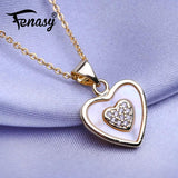 Shell Pendant Necklaces For Women Heart Choker
