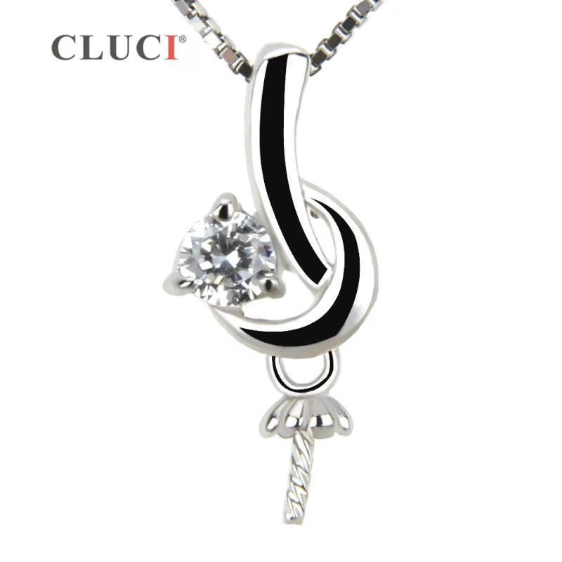 925 Silver Pendant for DIY Pearl Necklace SP151SB