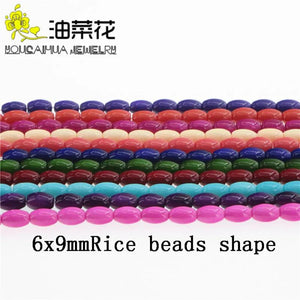 6x9mm Rice Shape Shell Pearl Beads for Jewelry Making