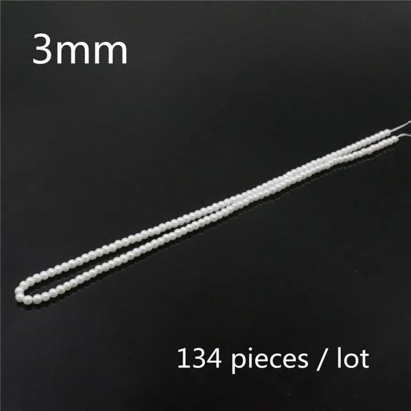 Round Shell Pearl Beads SeaShell DIY Loose Beads Jewelry Making