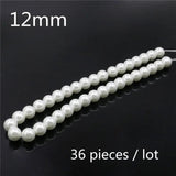 Round Shell Pearl Beads SeaShell DIY Loose Beads Jewelry Making
