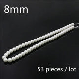 Round Shell Pearl Beads SeaShell DIY Loose Beads Jewelry Making