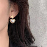 Heart Pearl Jewelry Set for Women Wedding Party