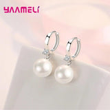 925 Silver Wedding Set Freshwater Pearl Cubic Zircon Necklace