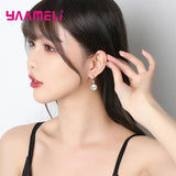 925 Silver Wedding Set Freshwater Pearl Cubic Zircon Necklace
